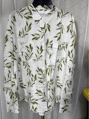 NWT Piyama Marlon Women's Sleep Set- Olive Leaf  Top and Shorts Sz L and XXL